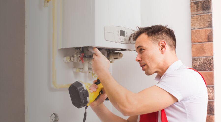 Local water heater installation in Saint Mary Of The Woods, IN